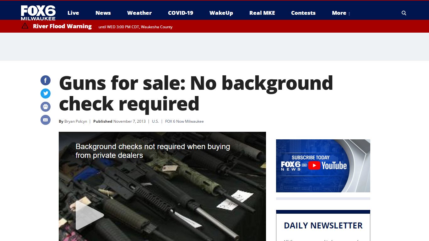 Guns for sale: No background check required - WITI